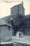 VINTAGE POSTCARD Chatre the Prison and Fountain co. Radegonde