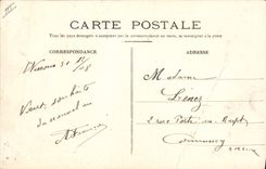 VINTAGE POSTCARD Penal establishments of Fresnes Panoramic View taken of the avenue of Versailles the district of the women