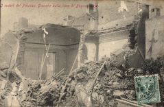 VINTAGE POSTCARD Volcan I rudero LED palazzo Granata sulla washed di Boscotrecase