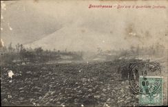 VINTAGE POSTCARD Volcan Boscotrecase Dov will era it quartiere Oratorio