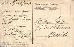 La POSTAL Volcan Boscotrecase Dov de la VENDIMIA era él oratorio del quartiere