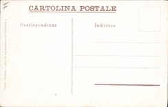 VINTAGE POSTCARD Volcano Eruzione Panorama