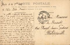 VINTAGE POSTCARD Folklore the small baker in love