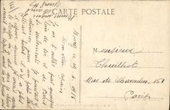 CPA Folklore Fermiere Bressane trayant une vache TOP