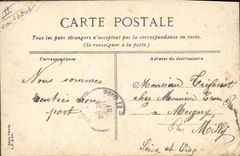 VINTAGE POSTCARD Wood of Vincennes dairy in the open air Cow