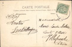 VINTAGE POSTCARD Uriage dairy