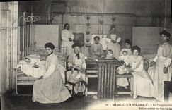 VINTAGE POSTCARD Folklore Olibet Cookies Pouponniere Children Babies TOP