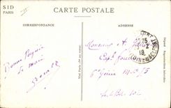 VINTAGE POSTCARD the crisis of milk Militaria Soldier