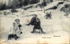 CPA Sports d'hiver Ski Plaisir d'hiver Luge 