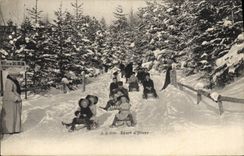 CPA Sports d'hiver Ski Luge Enfants 