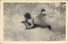 CPA Sports d'hiver Ski Femme Luge 
