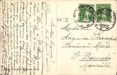 CPA Sports d'hiver Ski Femme Luge 