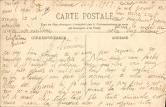 VINTAGE POSTCARD Winter sports Ski Cauterets a stopped descent