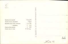 VINTAGE POSTCARD Train Engine Machine tender 30.674