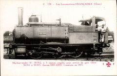 CPA Train Locomotive Machine 30 912