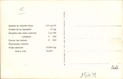 VINTAGE POSTCARD Train Engine Machine 40.002