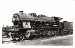 VINTAGE POSTCARD Train Engine Machine State C 214