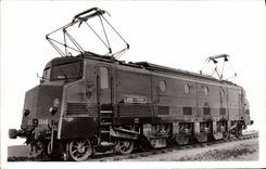 VINTAGE POSTCARD electric Train Engine has D.C. current Type 2 C 2