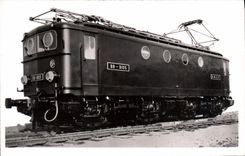 CPA Train Locomotive electrique a courant continu Type Bo Bo