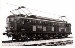 VINTAGE POSTCARD Electric Train Engine has Standard D.C. current 1500 V Bo bo Bo n°6002