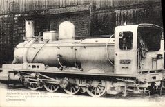 VINTAGE POSTCARD Train Engine Machine 4119 Wolf system