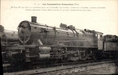 CPA Train Locomotive Machine 141 082