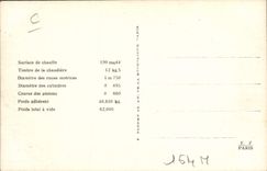 VINTAGE POSTCARD Train Engine Machine 230.338