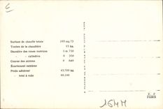 VINTAGE POSTCARD Train Engine Machine 230.033