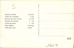 VINTAGE POSTCARD Train Engine Machine 2703