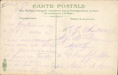 VINTAGE POSTCARD Sailing Boat Boat of sin a strong gale Gulls