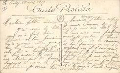 VINTAGE POSTCARD Sailing Boat Crotoy Boat of sin by heavy weather