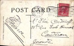 VINTAGE POSTCARD Sailing Boat To fair skipper