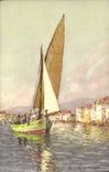 CPA Bateau Voilier Peche 