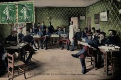 Lío de los cuarteles de Militaria de la POSTAL de la VENDIMIA de oficiales inferiores