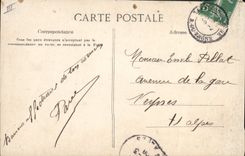 La POSTAL Militaria de la VENDIMIA acuartela una mala servidumbre