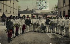 CPA Militaria Caserne Repetition des trompettes 