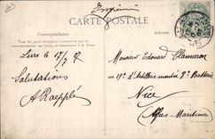 La POSTAL Militaria de la VENDIMIA acuartela servidumbre