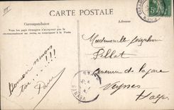 CPA Militaria Caserne Salut au poste 