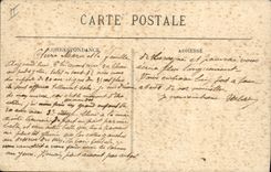 La POSTAL Militaria de la VENDIMIA acuartela Castres el districto de la artillería Ardaille 9no