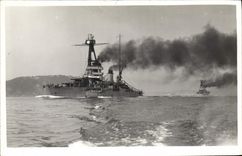 CPM Bateau de guerre 