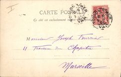 CPA Bateau de guerre Torpilleurs attaquant un cuirasse 