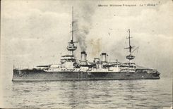 VINTAGE POSTCARD Warship Iena