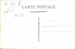 MODERN CARD Warship the USA Marseilles 1947 1948