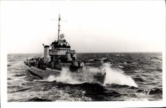 MODERN CARD Warship Marseilles 1947 1948