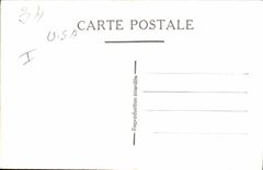 CPM Bateau de guerre Marseille 1947 1948