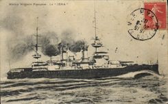CPA Bateau de guerre Iena Cuirasse 