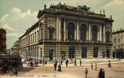 CPA Montpellier Le Theatre Tramway