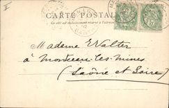 VINTAGE POSTCARD Mamers Theater