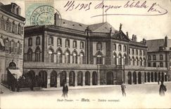 VINTAGE POSTCARD Metz municipal Theater