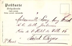 VINTAGE POSTCARD Metz municipal Theater